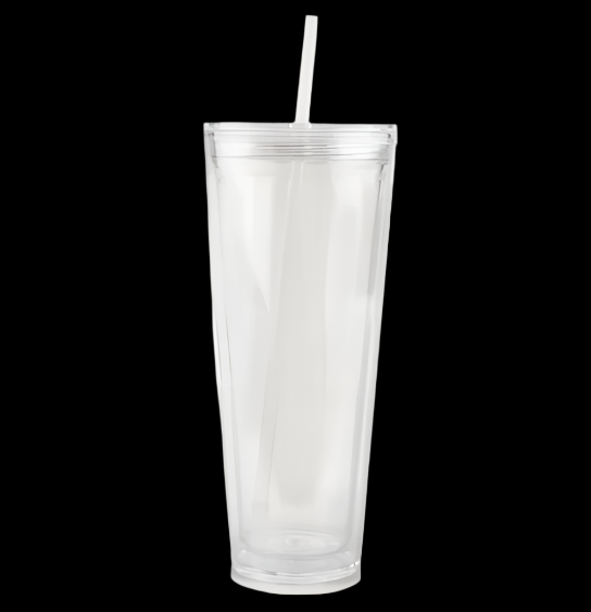 20oz Acrylic  Funnel Tumbler (Snowglobe)