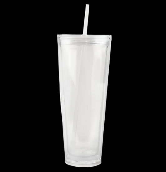 20oz Acrylic  Funnel Tumbler (Snowglobe)